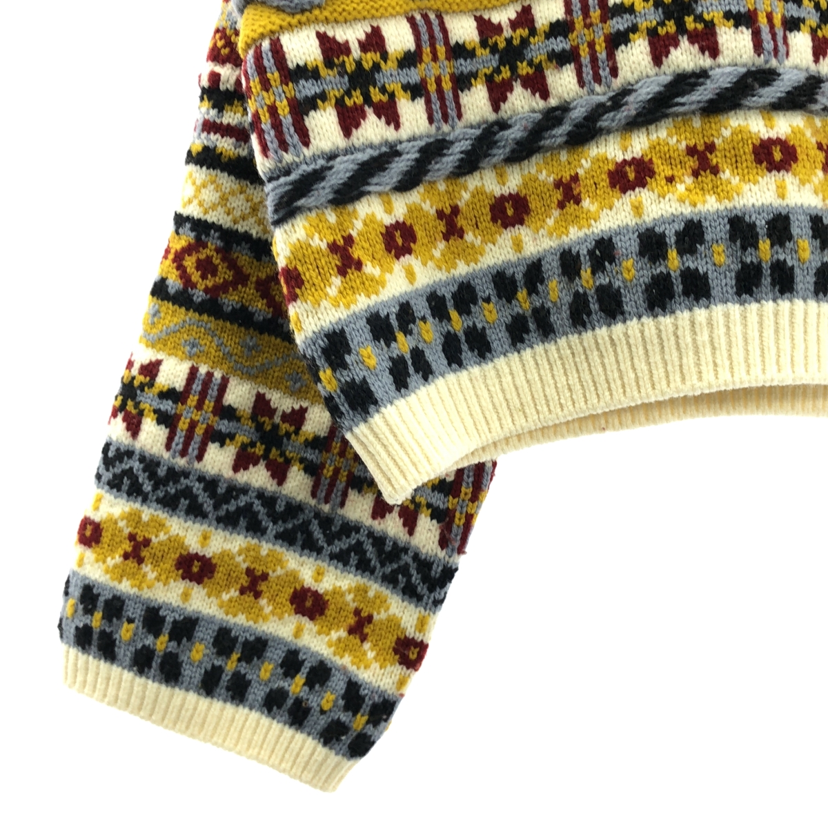 Coohem / コーヘン FAIR ISLE KNIT PULLOVER 幾何学模様 プルオーバーニット