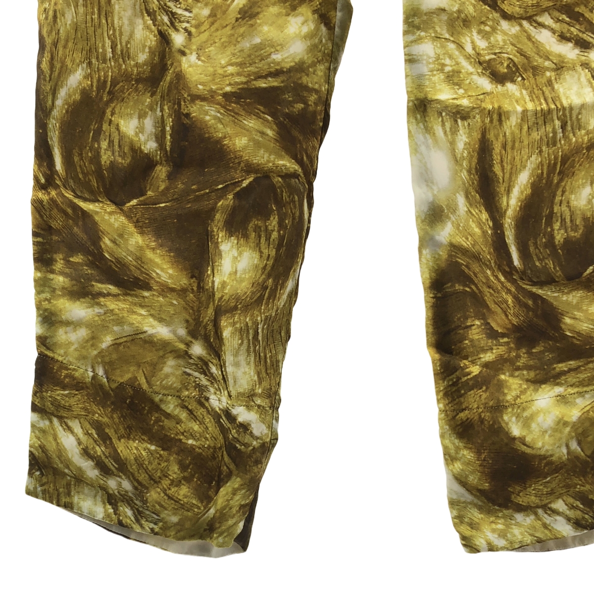 TOGA PULLA / トーガプルラ 総柄 ドローストリング スリット イージーパンツ