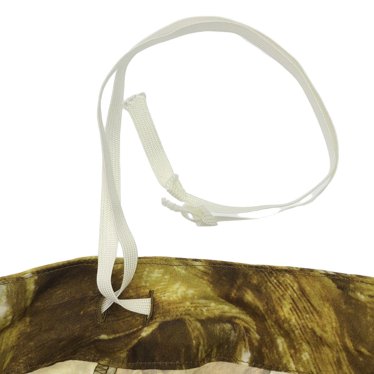 TOGA PULLA / トーガプルラ 総柄 ドローストリング スリット イージーパンツ