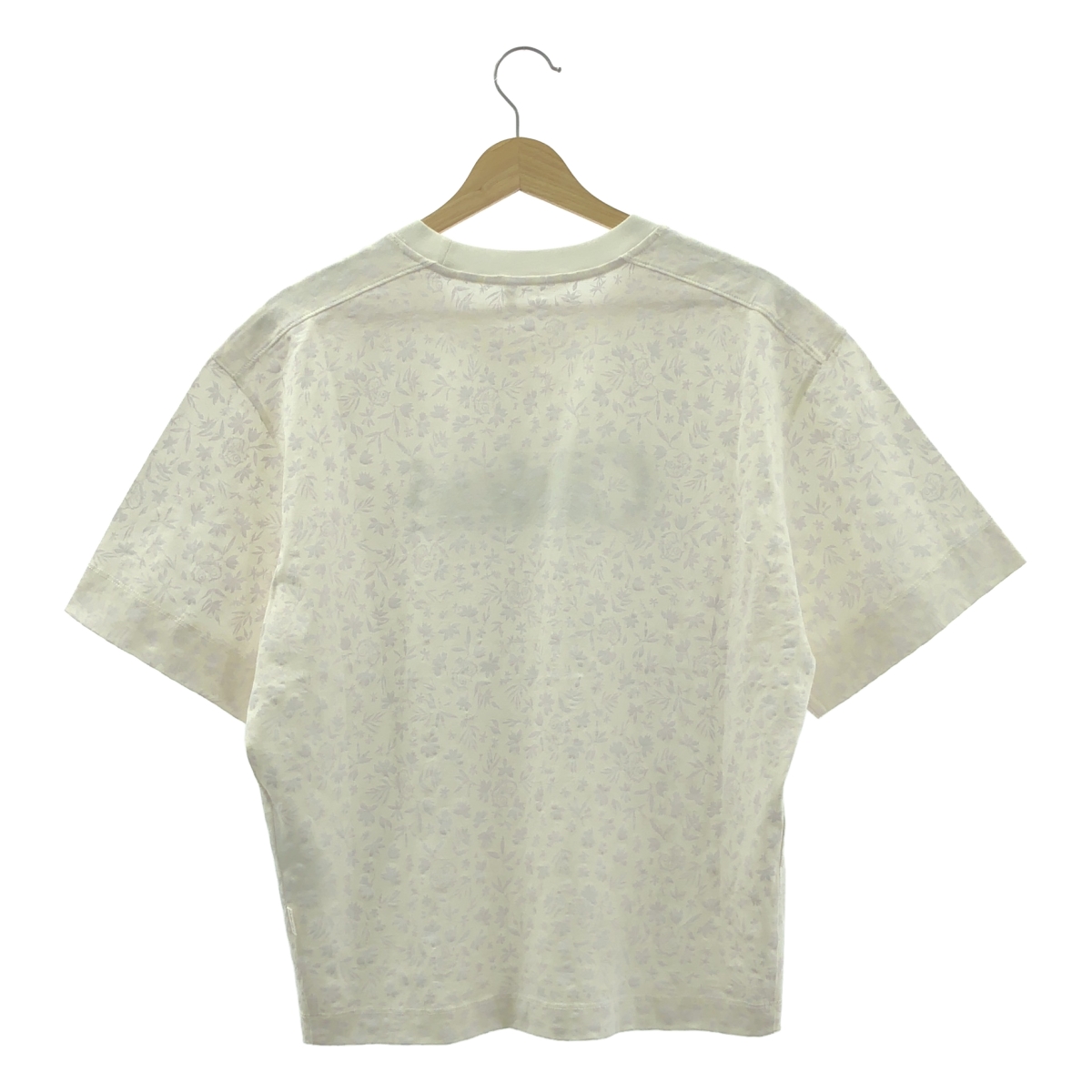 Chloe / クロエ フローラルプリント クルーネック ロゴ Tシャツ