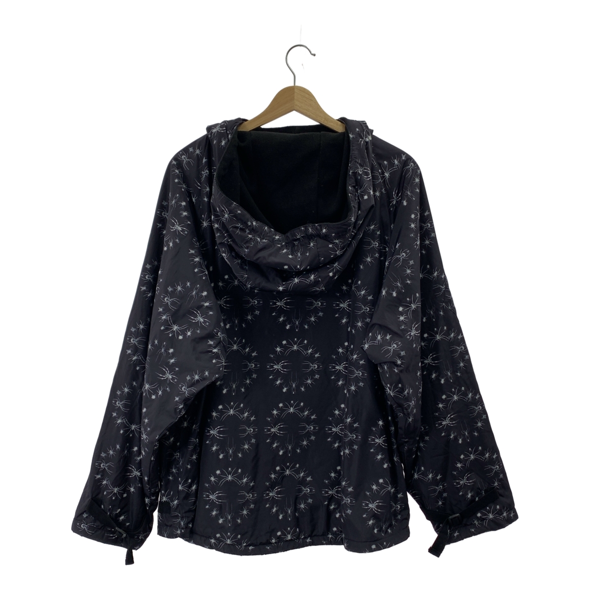 FUCKING AWESOME / ファッキンオーサム SPIDER PATTERN NYLON ANORAK HOODIE FLEECE LINER スパイダー柄 ナイロン アノラック フーディー