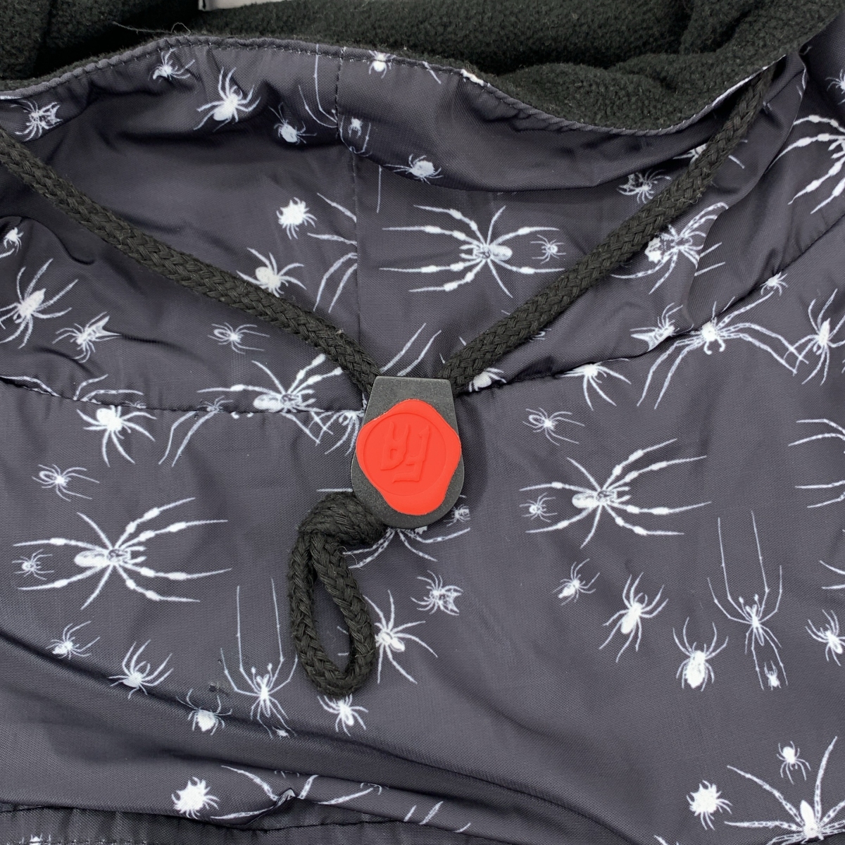 FUCKING AWESOME / ファッキンオーサム SPIDER PATTERN NYLON ANORAK HOODIE FLEECE LINER スパイダー柄 ナイロン アノラック フーディー