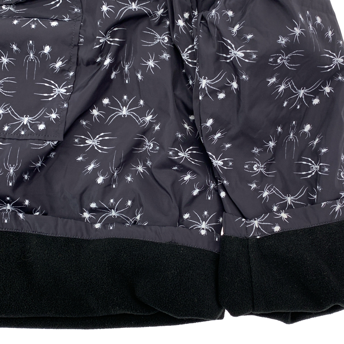 FUCKING AWESOME / ファッキンオーサム SPIDER PATTERN NYLON ANORAK HOODIE FLEECE LINER スパイダー柄 ナイロン アノラック フーディー