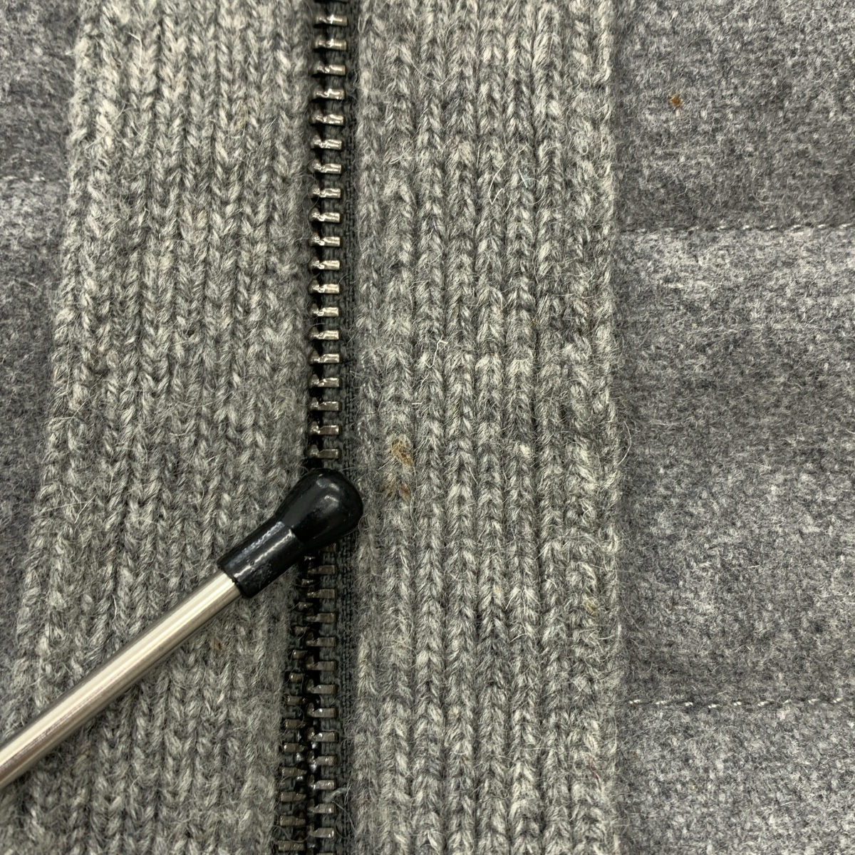 COACH / コーチ エルボーパッチ ジップアップ ニット パーカー ジャケット