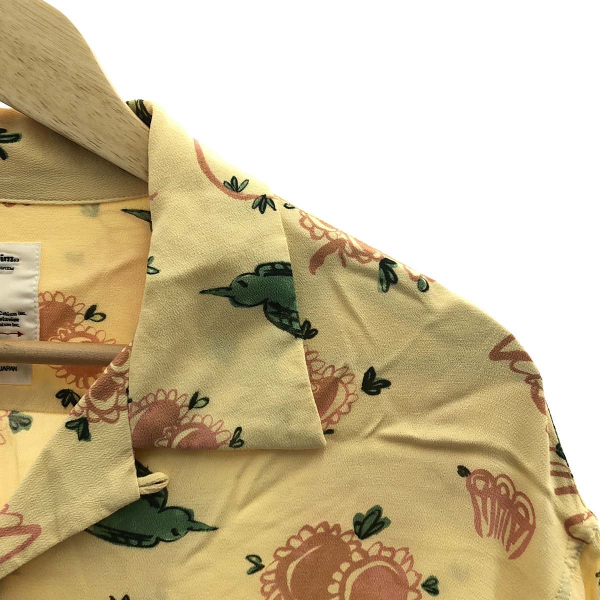 visvim / ビズビム WALLIS SHIRT S/S SUNNYBIRD ウォリス サニーバード レーヨン オープンカラー シャツ