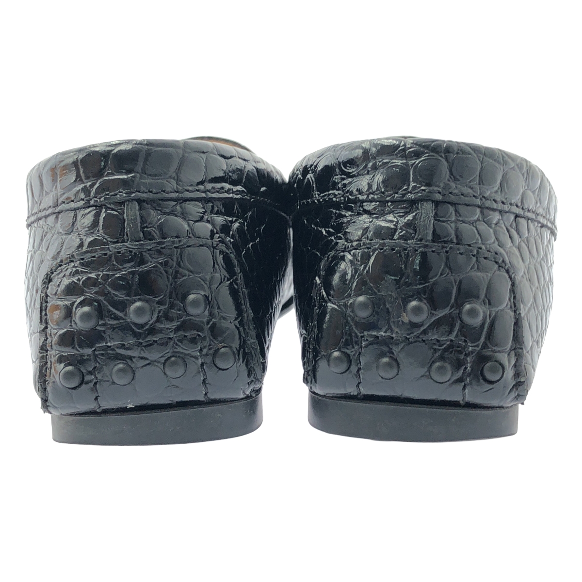 TOD'S / トッズ ダブルT クロコ型押し ドライビングシューズ