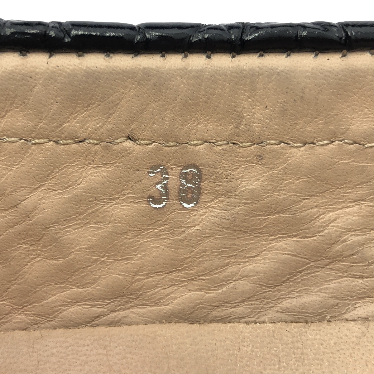 TOD'S / トッズ ダブルT クロコ型押し ドライビングシューズ