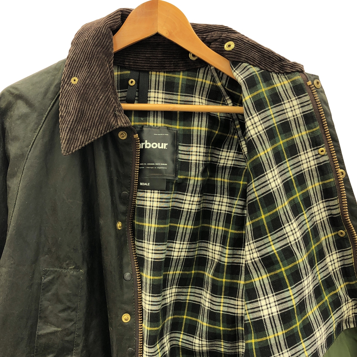 Barbour / バブアー BEDALE JACKET / ビデイル コーデュロイ切替 ワックス オイルド ジャケット