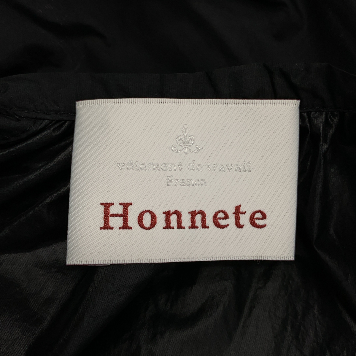 Honnete / オネット Gathered Midi OP ナイロン ギャザー ワンピース