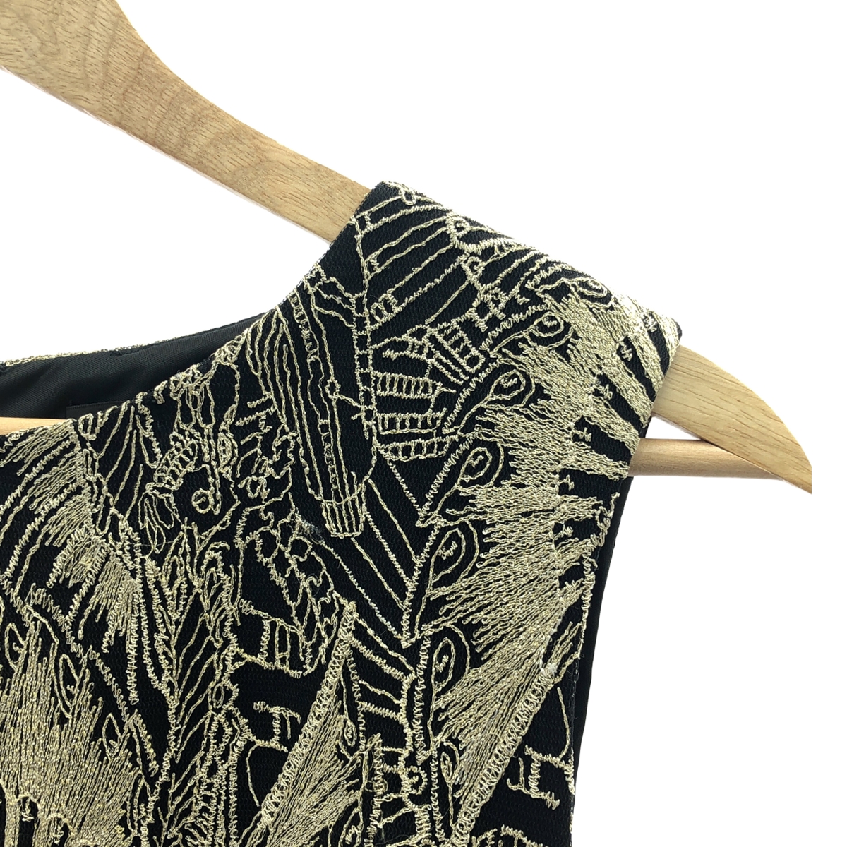 TADASHI SHOJI / タダシショージ エンブロイダリー ノースリーブワンピース