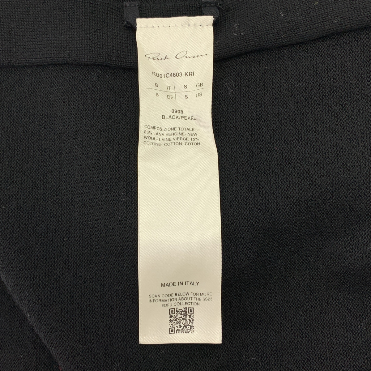 Rick Owens / リックオウエンス Tommy Knit Sweater クルーネック ニット