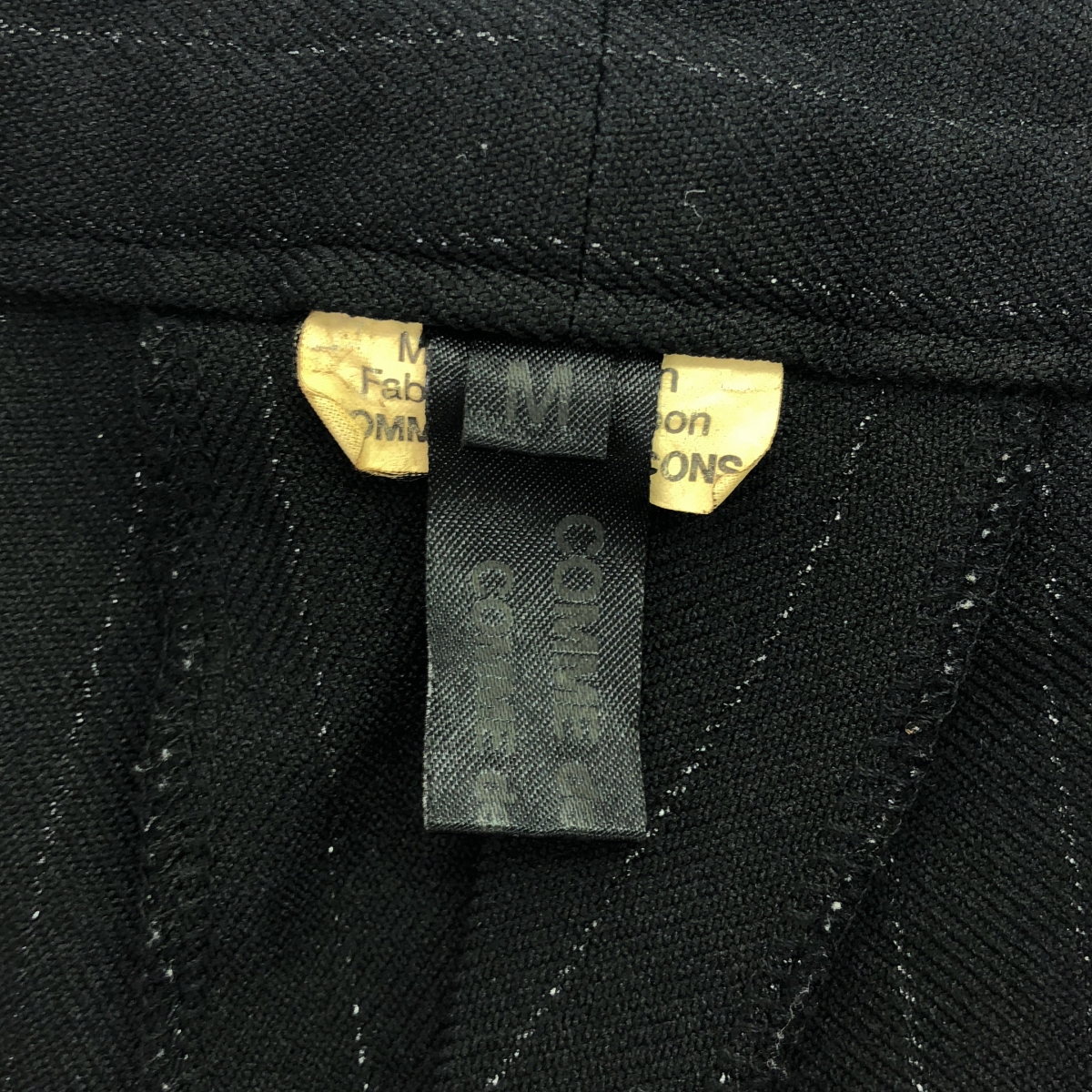 COMME des GARCONS COMME des GARCONS / コムコム ラメストライプ テーパードパンツ