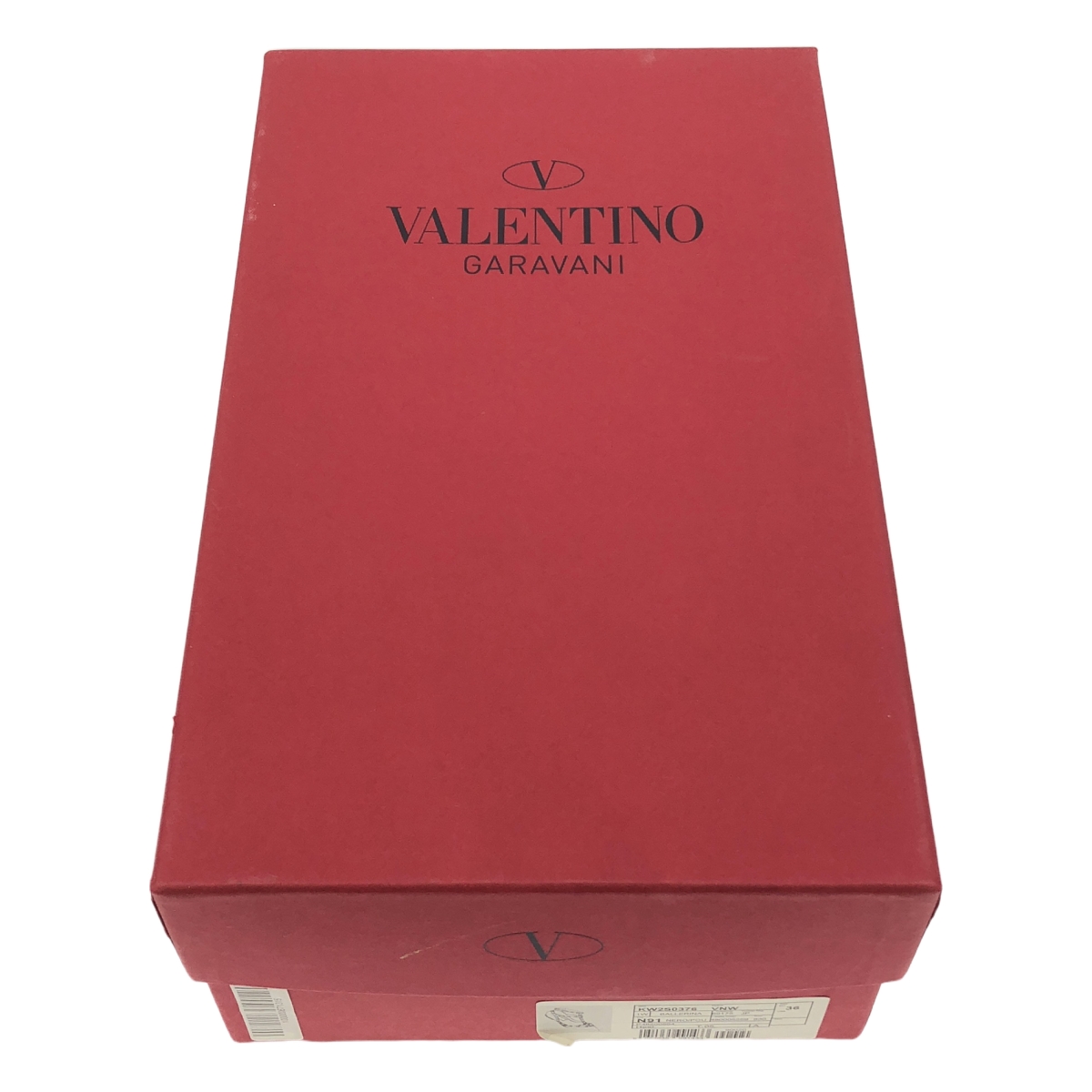 VALENTINO GARAVANI / ヴァレンティノガラヴァーニ レザー ロックスタッズ ポインテッドトゥ ストラップ フラットシューズ