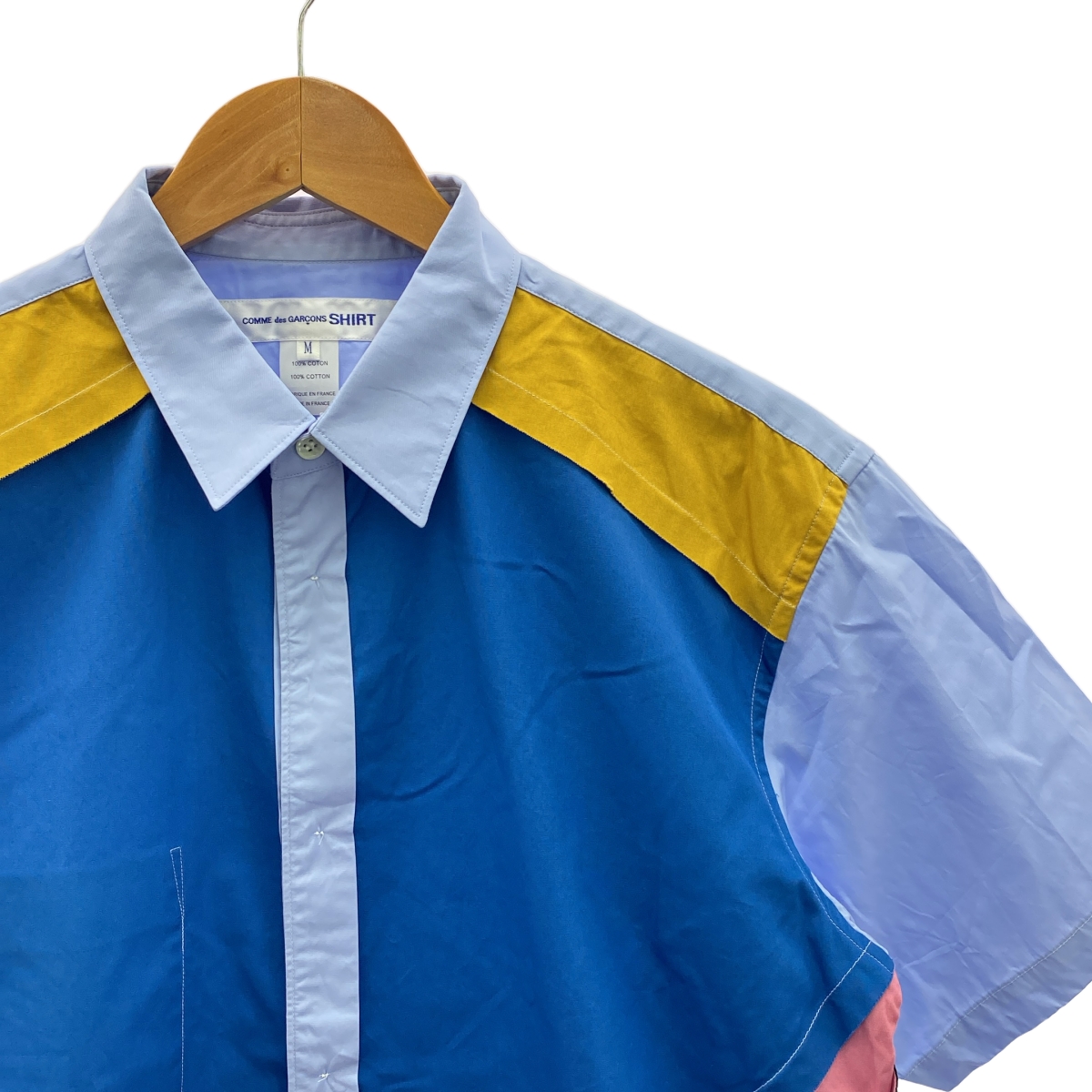 COMME des GARCONS SHIRT / コムデギャルソンシャツ カットオフ パッチワーク シャツ