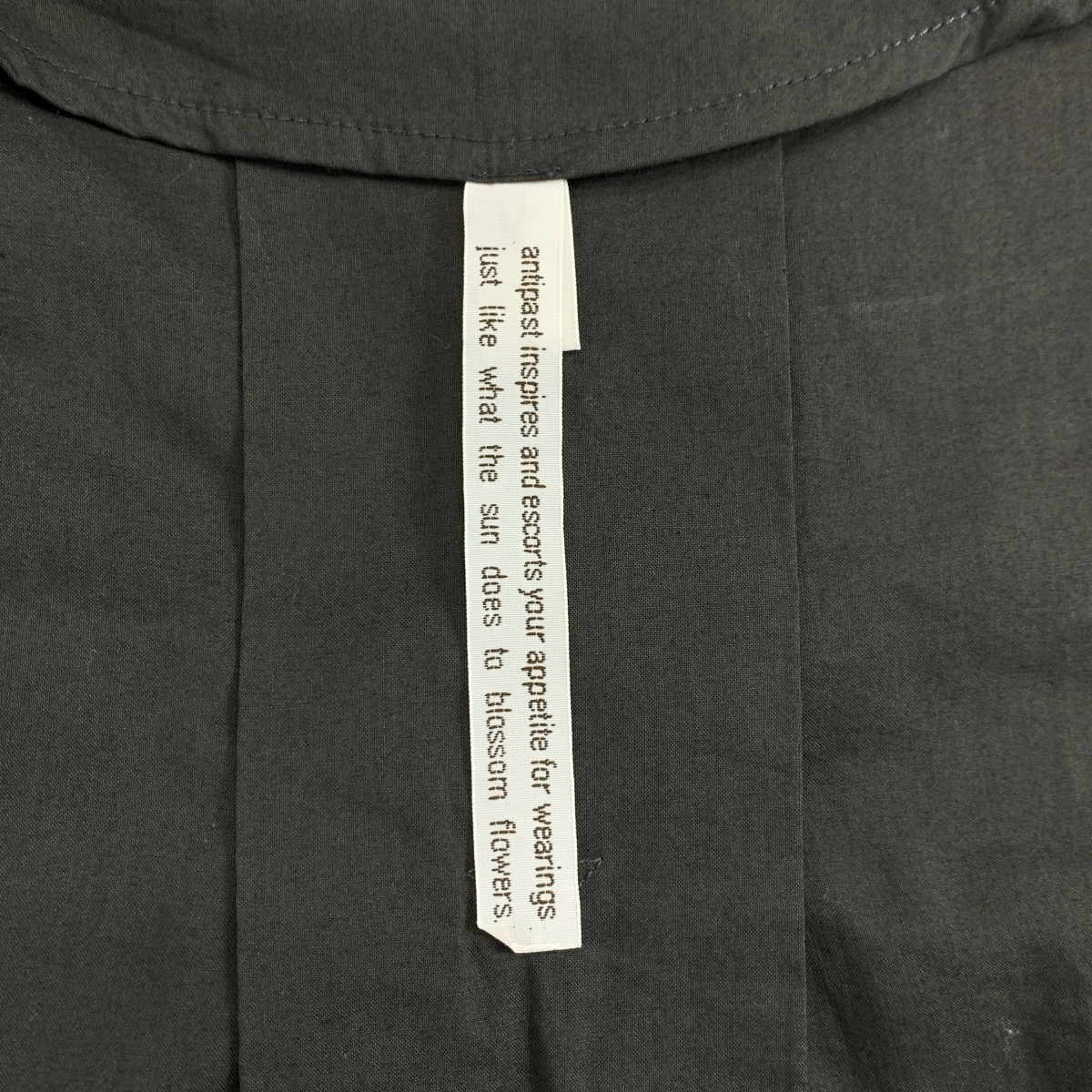 ANTIPAST / アンティパスト 異素材 切替 フラワー ニット ポケット付き ワンピース