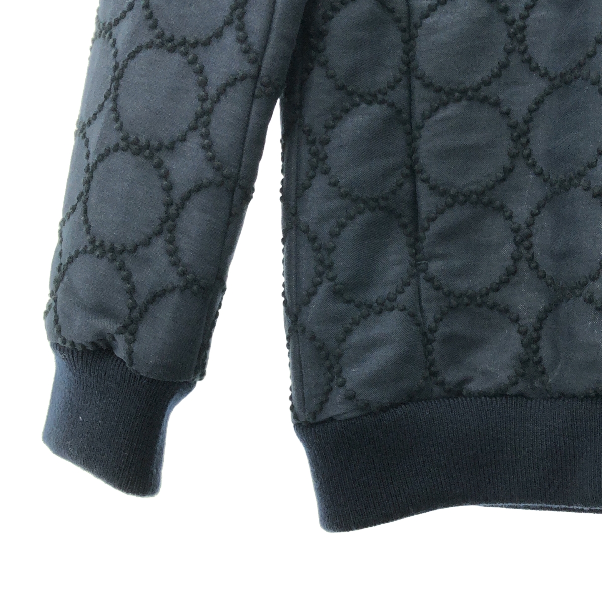 mina perhonen / ミナペルホネン tambourine / タンバリン エンブロイダリー ロゴジップ ブルゾン ジャケット / 総裏地