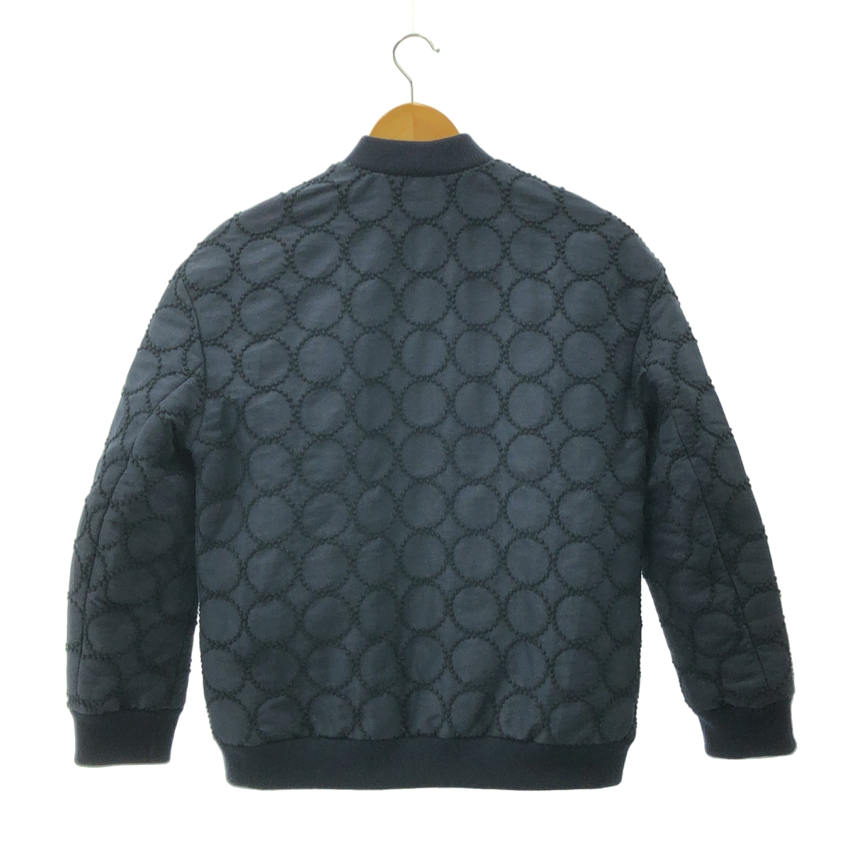 mina perhonen / ミナペルホネン tambourine / タンバリン エンブロイダリー ロゴジップ ブルゾン ジャケット / 総裏地