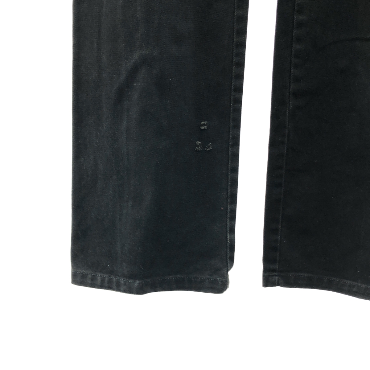 その他 裾ジップスリット スカルボタン スキニーパンツ