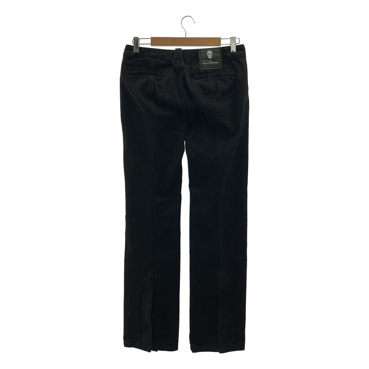 その他 裾ジップスリット スカルボタン スキニーパンツ