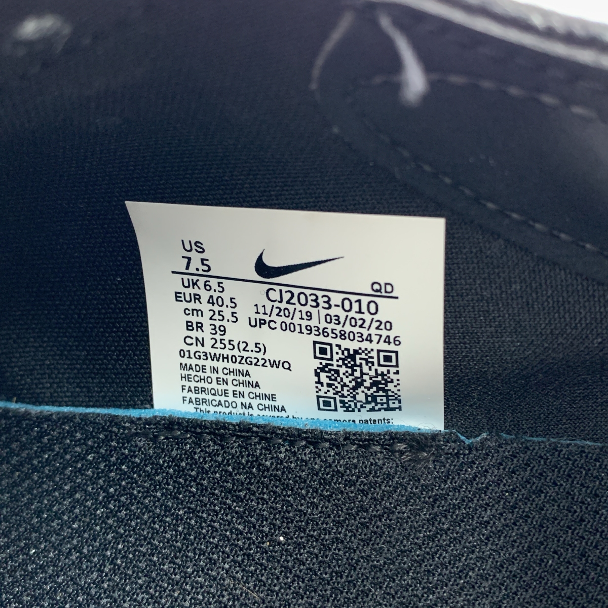 NIKE / ナイキ AIR ZOOM-TYPE / CI2033-010 エアズーム-タイプ スニーカー