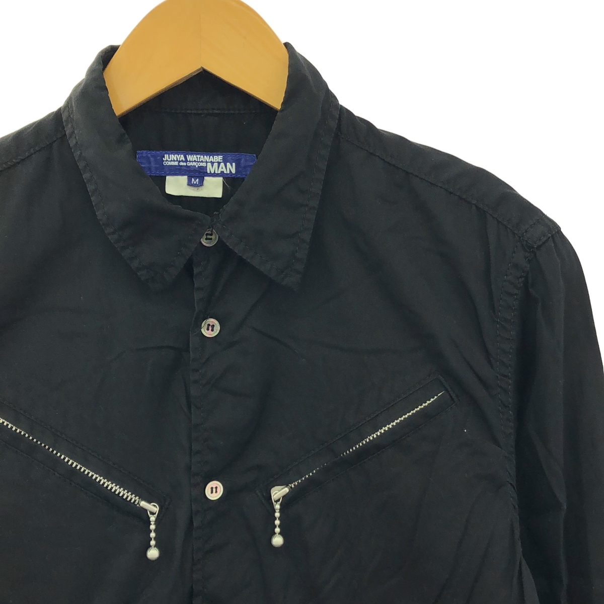JUNYAWATANABE COMMEdesGARCONS MAN / ジュンヤワタナベマン 4ジップ ポケット レギュラーカラーシャツ