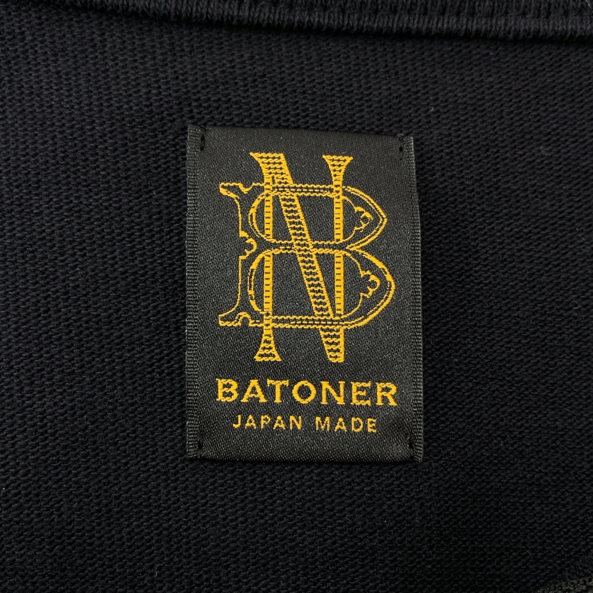 BATONER / バトナー Jumberca Tenjiku Polo Zip / ハーフジップ ポロ カットソー