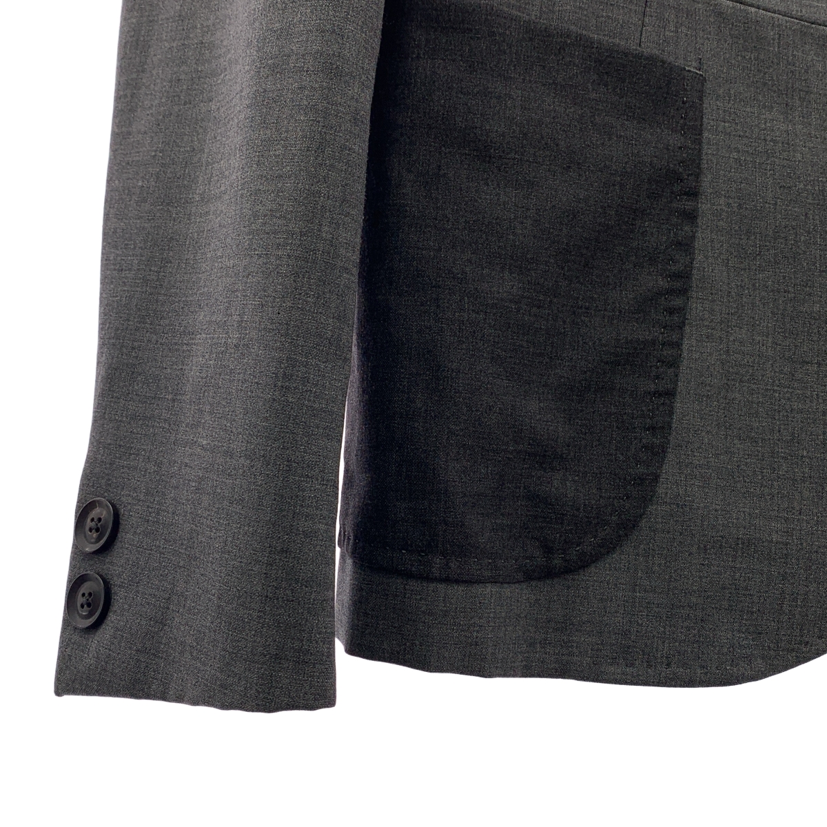 kolor BEACON / カラービーコン セットアップ / ウール パッチワーク 3B テーラードジャケット / ベルテッド スラックス パンツ