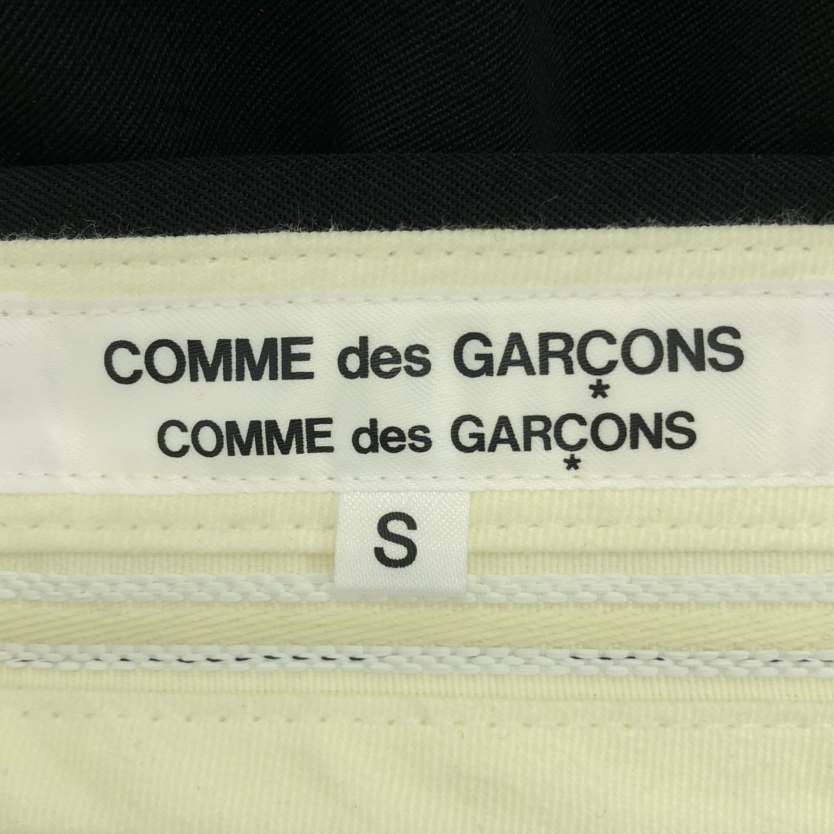 COMME des GARCONS COMME des GARCONS / コムコム ウールギャバジン スカート ドッキング パンツ