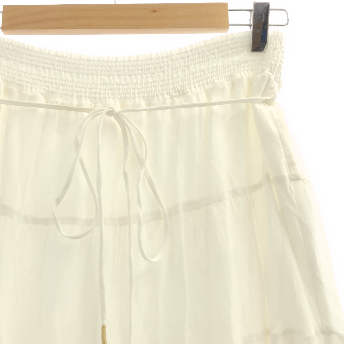 CASA FLINE / カーサフライン オーガニックコットンレーススカート