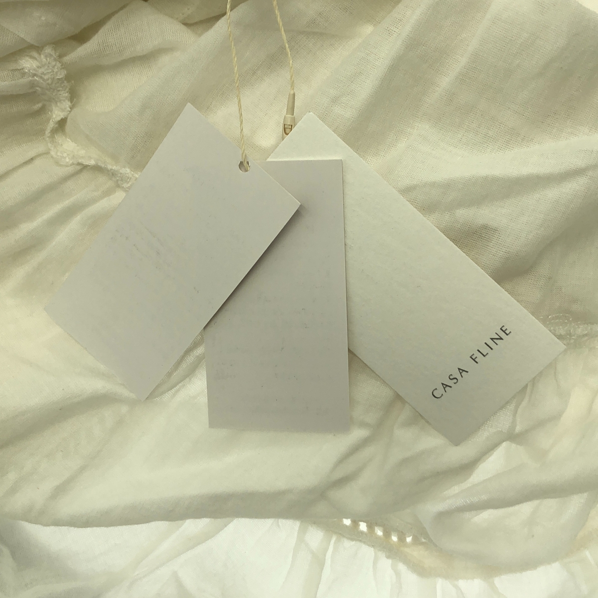 CASA FLINE / カーサフライン オーガニックコットンレーススカート