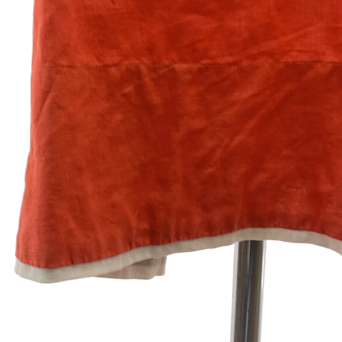 MYLAN / マイラン キーネック レース切替 リネン ワンピース