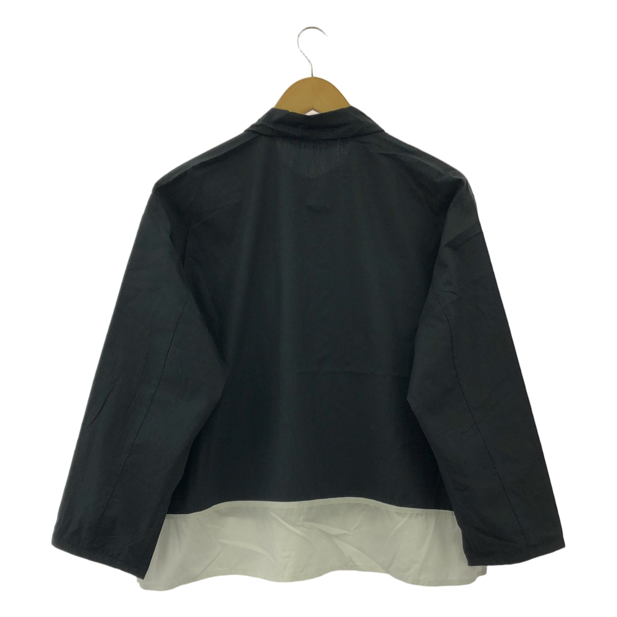 Y's for living / ワイズフォーリビング バイカラー ボックスシルエット シャツ