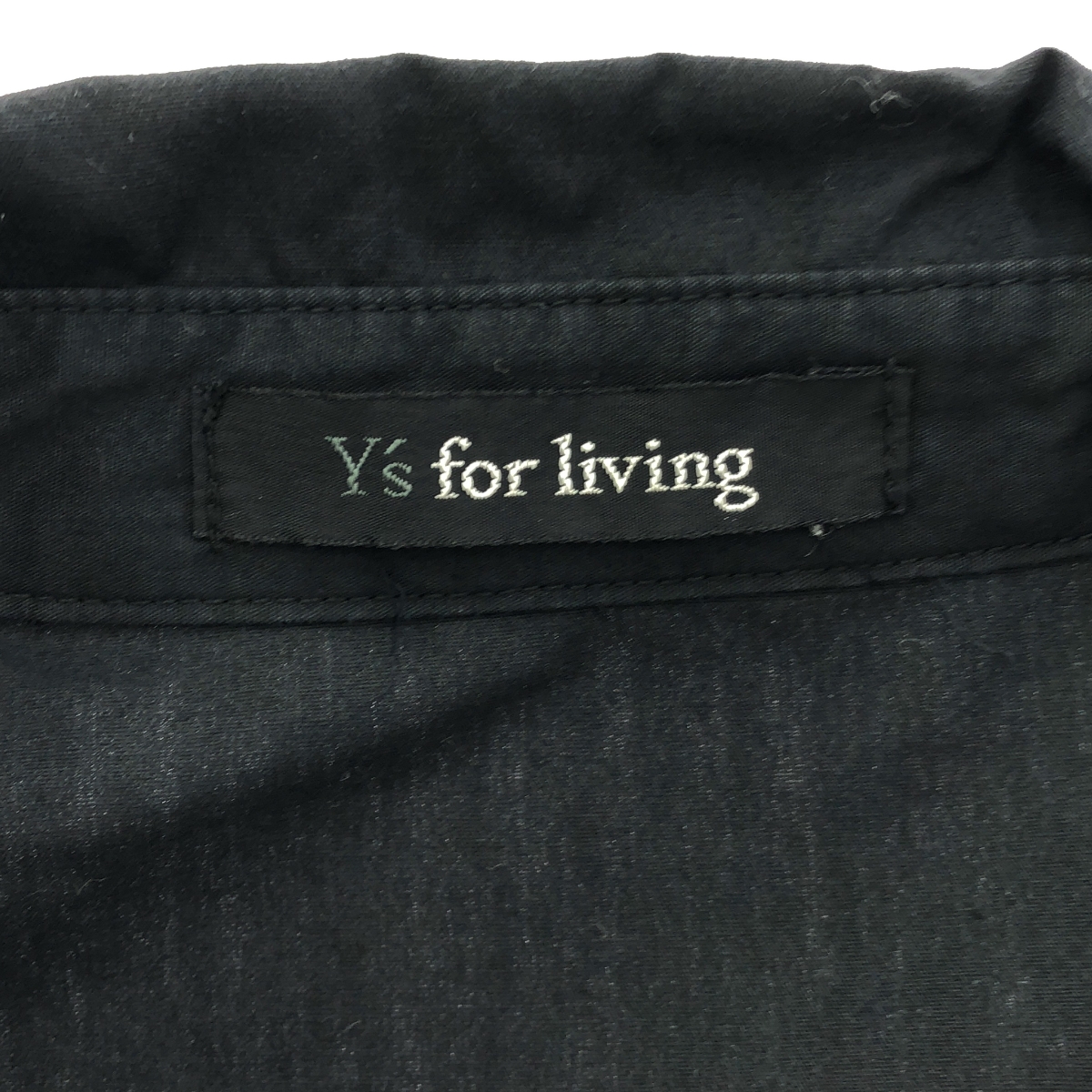 Y's for living / ワイズフォーリビング バイカラー ボックスシルエット シャツ