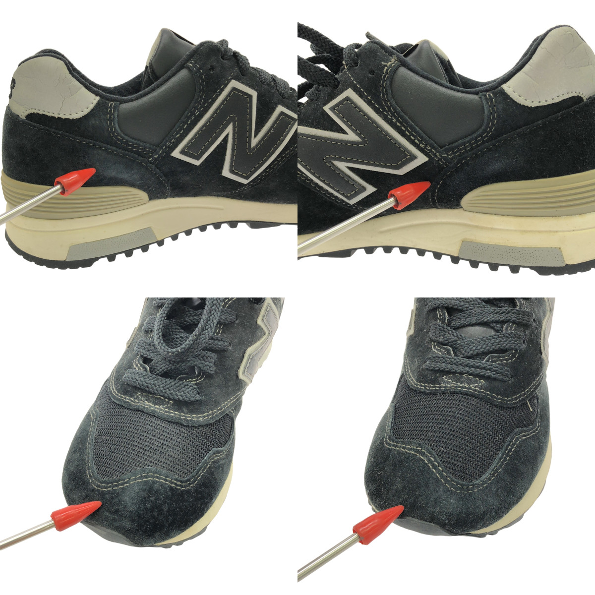 New Balance / ニューバランス M1400BKS MADE IN USA スエード スニーカー