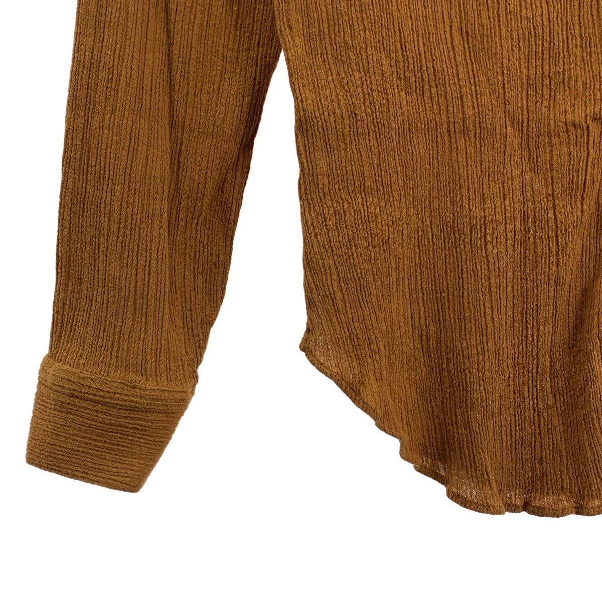 NOWOS / ノーウォス V-neck blouse コットン Vネック ブラウス シャツ