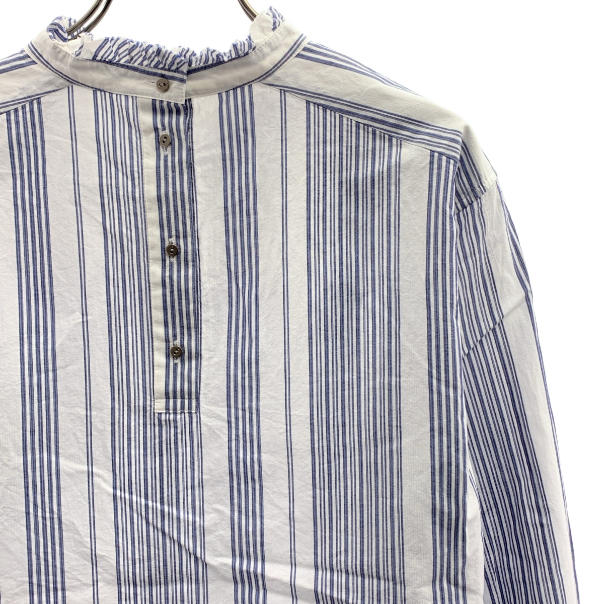 GALERIE VIE / ギャルリーヴィー コットン カットオフフリルブラウス シャツ