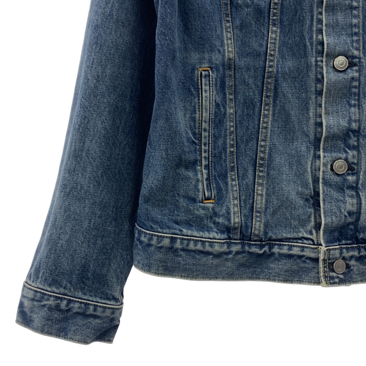 RHC Ron Herman / アールエイチシーロンハーマン Indigo Denim Jacket ダメージ加工 4thタイプ デニム トラッカージャケット