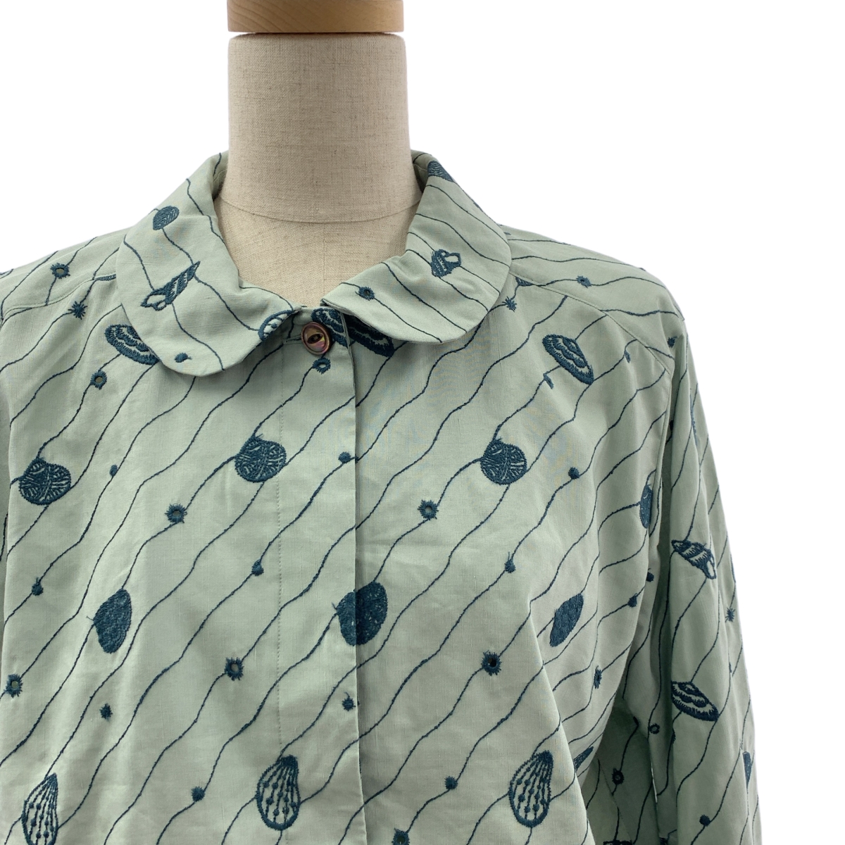 mina perhonen / ミナペルホネン sea jewel / エンブロイダリー ブルゾン ジャケット