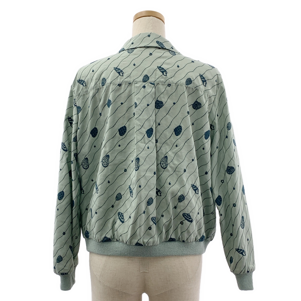 mina perhonen / ミナペルホネン sea jewel / エンブロイダリー ブルゾン ジャケット