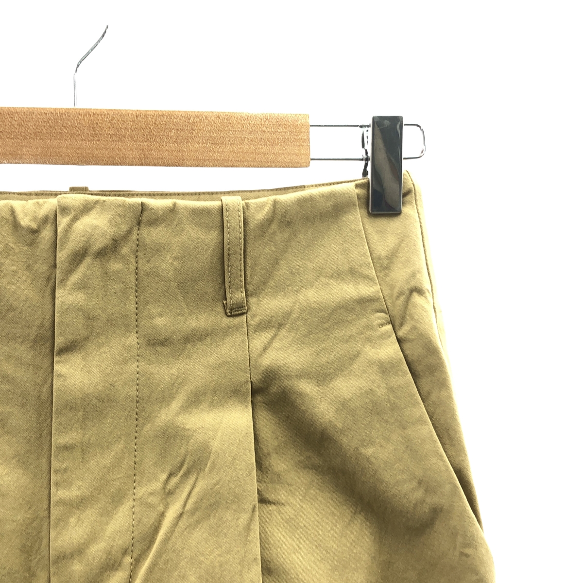 その他 コットン タック チノ ワイドパンツ