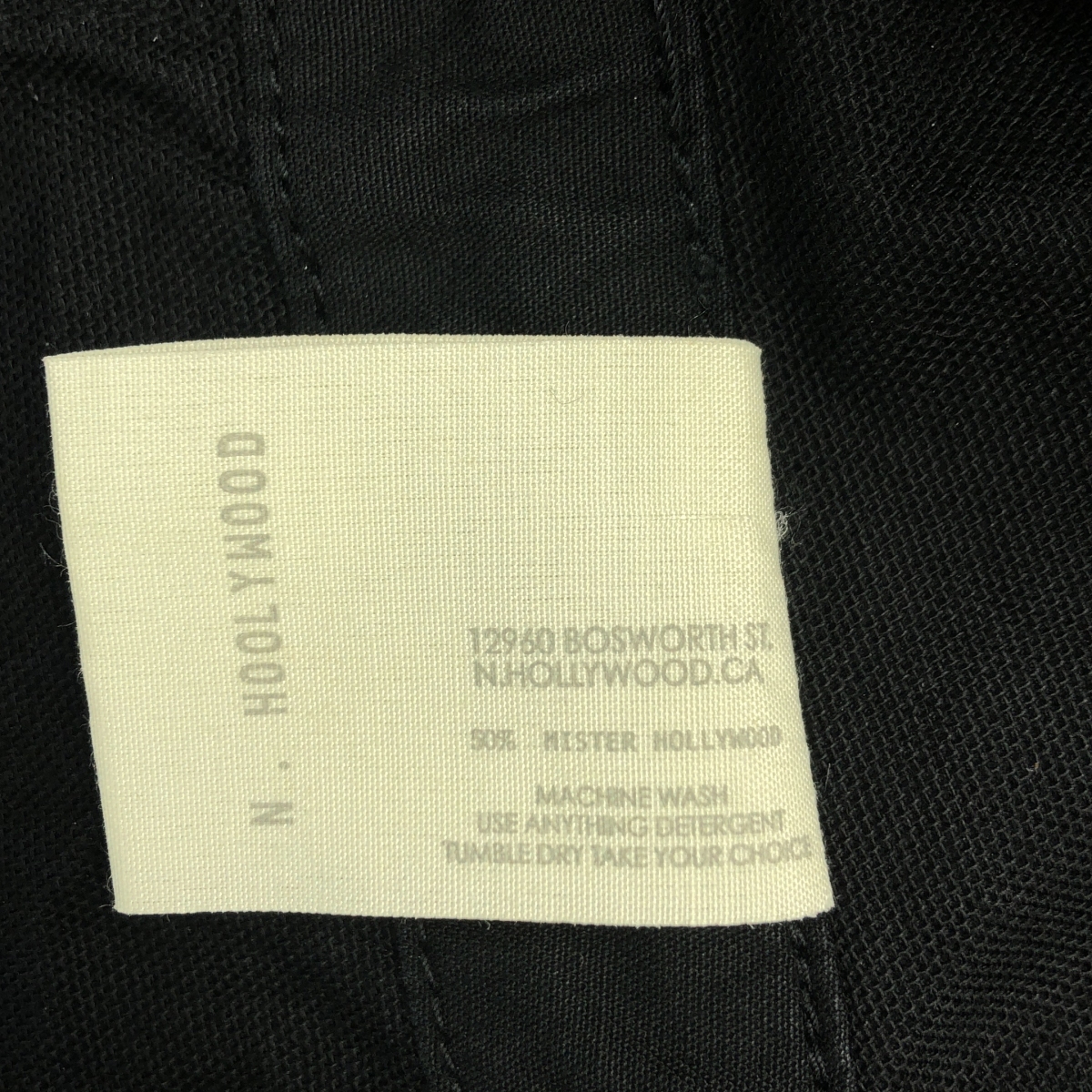 N.HOOLYWOOD / エヌハリウッド ステンシルプリント フーデッド ジップ ジャケット