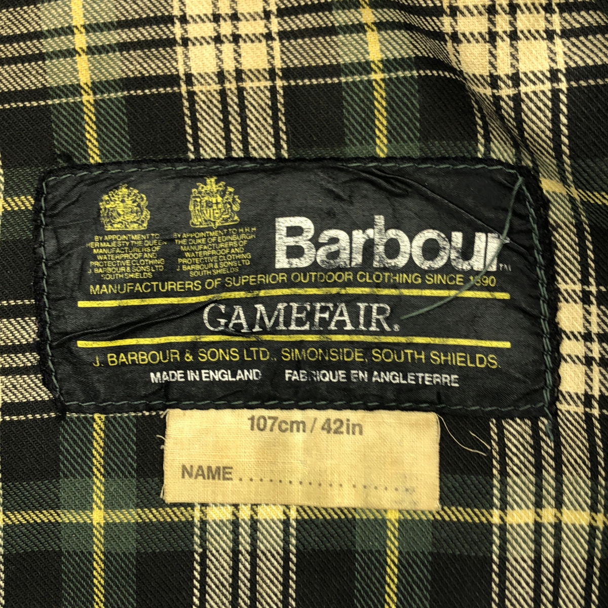 Barbour / バブアー 1980s Gamefair ゲームフェア ジャケット