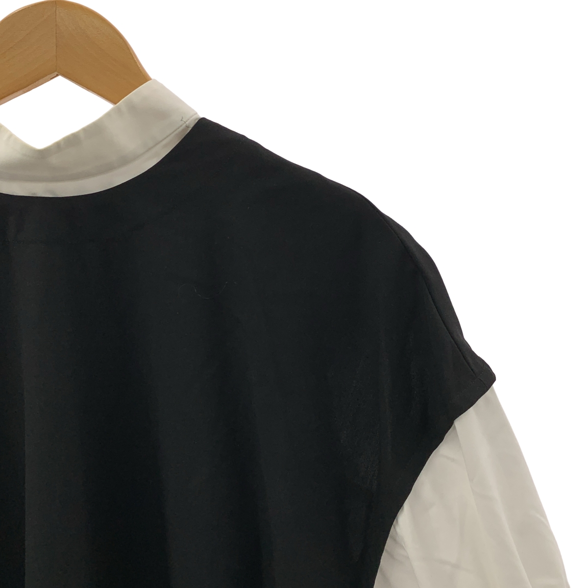 ENFOLD / エンフォルド LAYERED BALLOON-SLEEVE PULLOVER バルーン プルオーバー シャツ