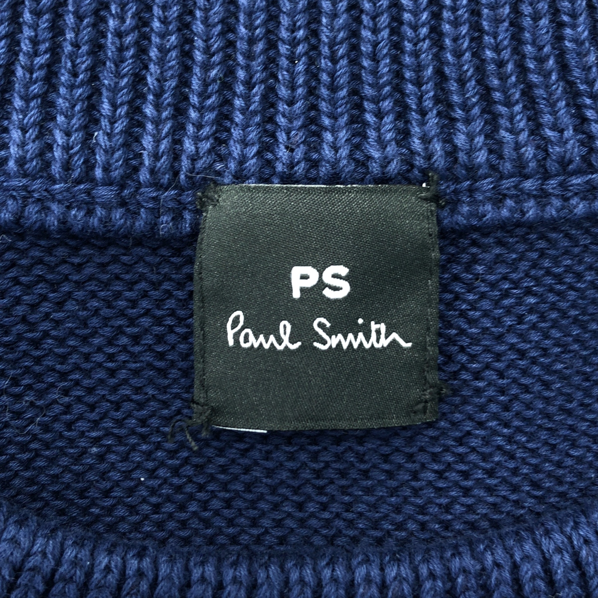 PS Paul Smith / ピーエスポールスミス コットン エンブロイダリー ニット セーター
