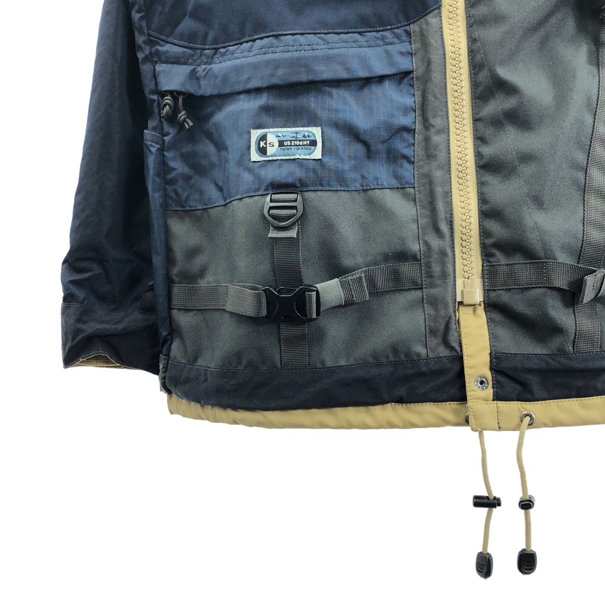 JUNYA WATANABE COMME des GARCONS MAN / ジュンヤワタナベコムデギャルソンマン ×karrimor カリマー / バックパック 再構築 綿エステル タイプライター リバーシブルジャケット