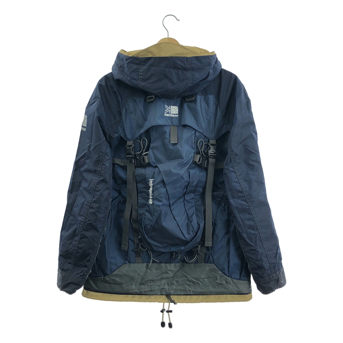 JUNYA WATANABE COMME des GARCONS MAN / ジュンヤワタナベコムデギャルソンマン ×karrimor カリマー / バックパック 再構築 綿エステル タイプライター リバーシブルジャケット