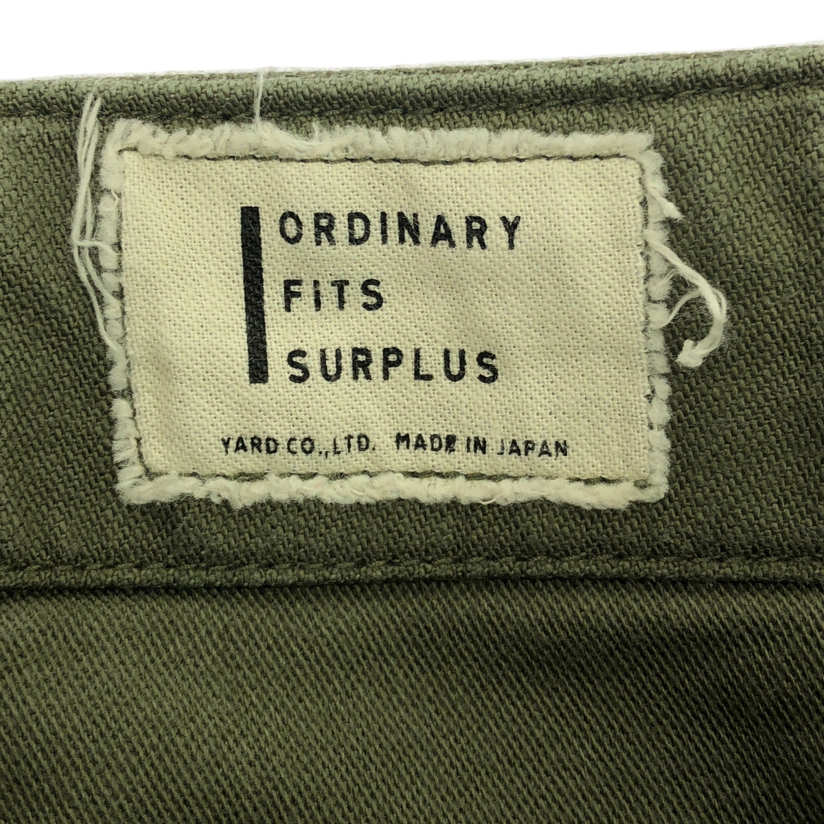Ordinary fits / オーディナリーフィッツ SURPLUS LINE UTILITY PANTS ユーティリティ パンツ