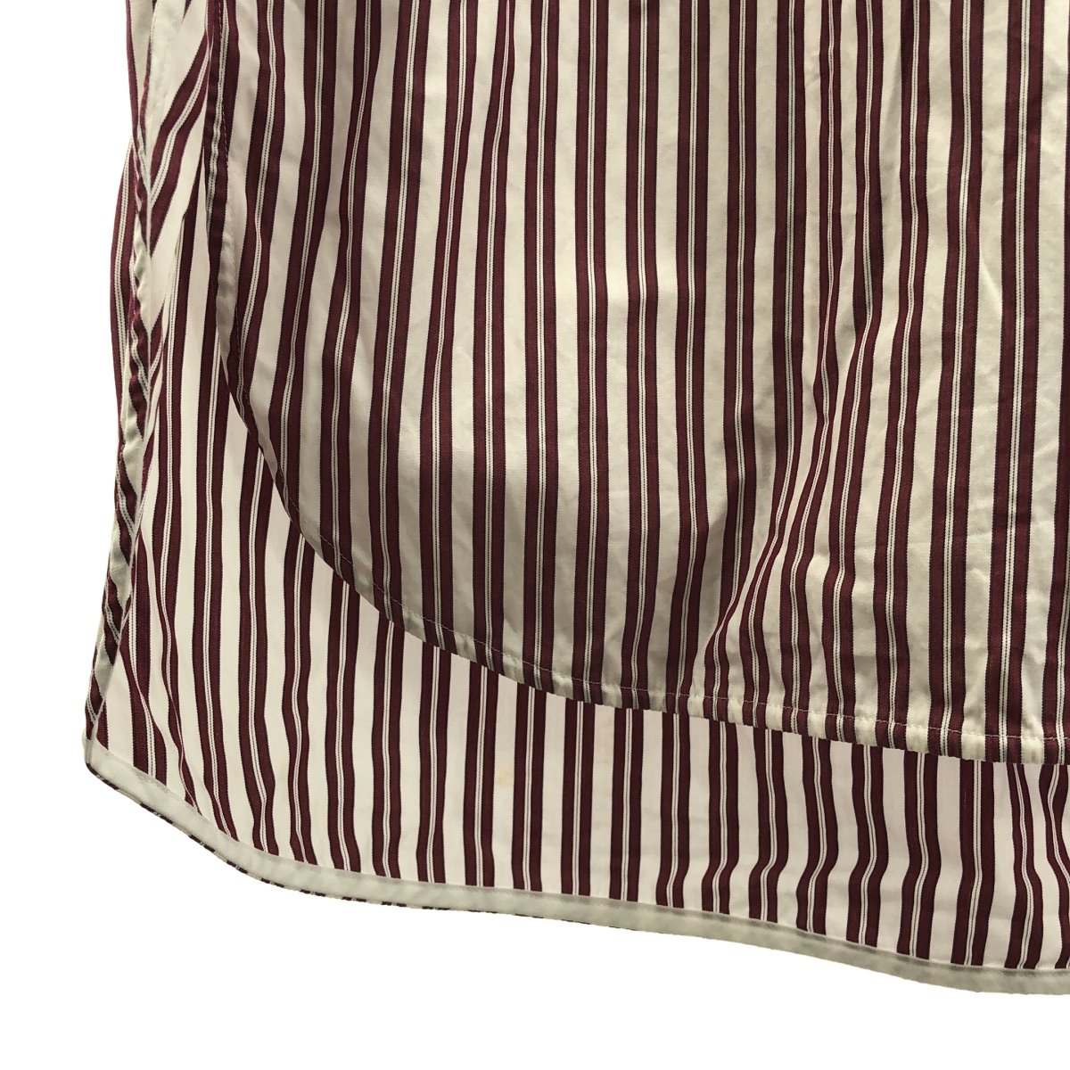 TICCA / ティッカ ストライプ バンドカラー シャツワンピース