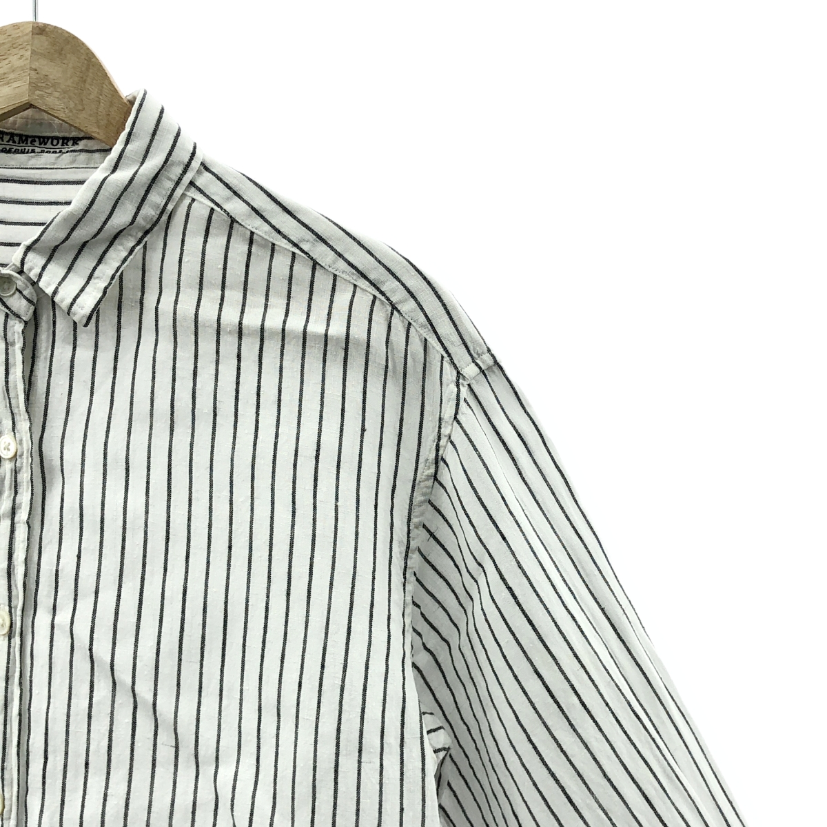 Framework / フレームワーク フレンチリネンレギュラーカラーシャツ ブラウス