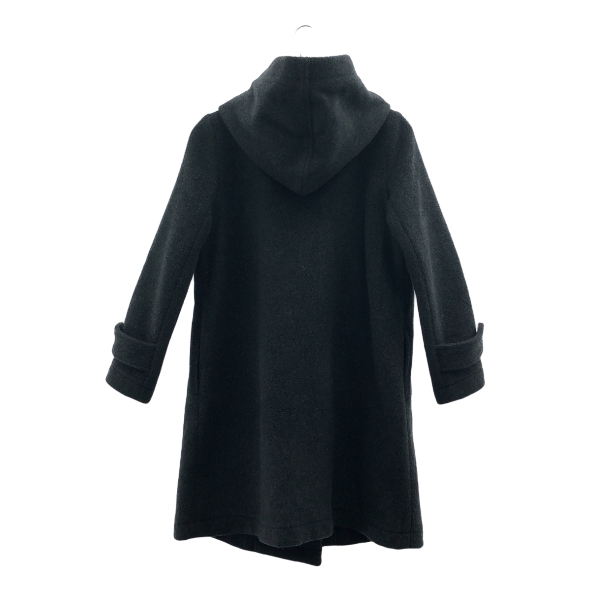 mizuiroind / ミズイロインド ウール トグルボタン コート フーディ